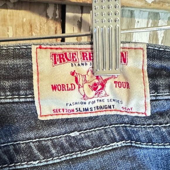 True Religion Slim Straight Size 31 inseam 28” - Picture 4 of 7